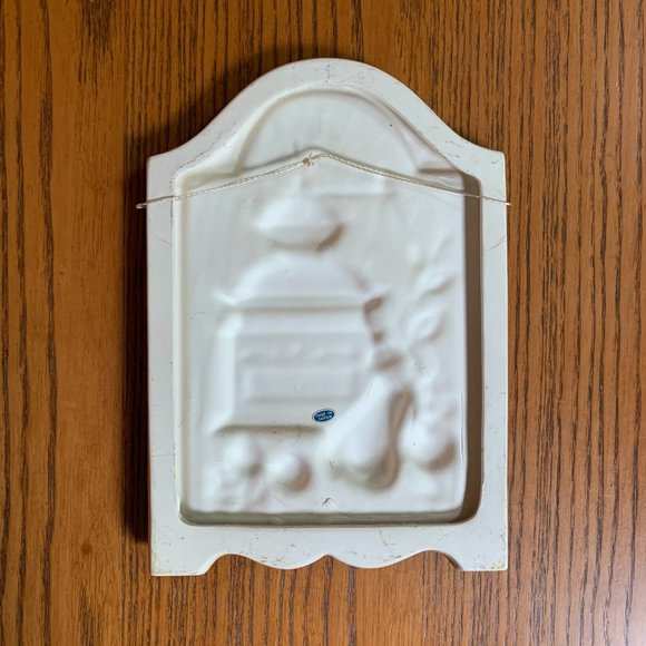 4 VTG Chalkware Fruit Coffee Grinder Japan Kitchen Plaques Retro Cottage - Picture 7 of 14